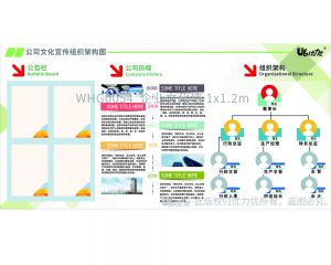 WHG0054 企業文化墻 1x1.2m